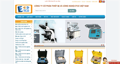 Desktop Screenshot of etco.vn